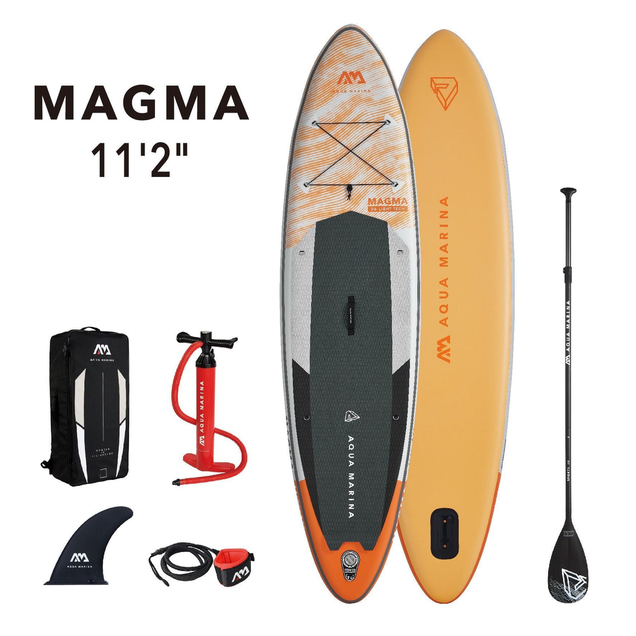 Aqua Marina 11'2” Magma 2021 Inflatable Paddle Board All-Around Advanced SUP